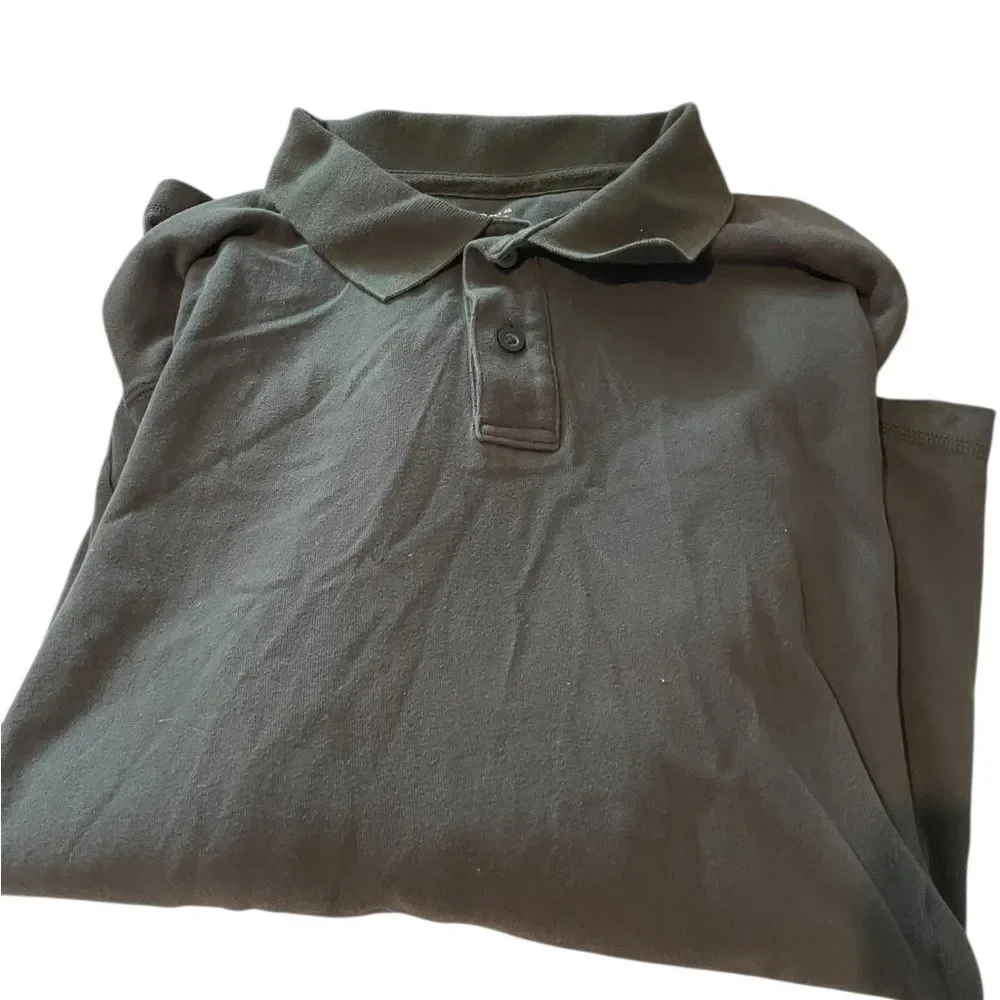 Sonoma Long Sleeve Polo Shirt - Olive